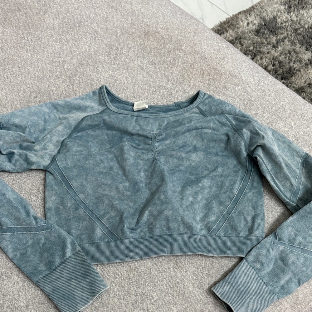 Stylish Blue Crop Top